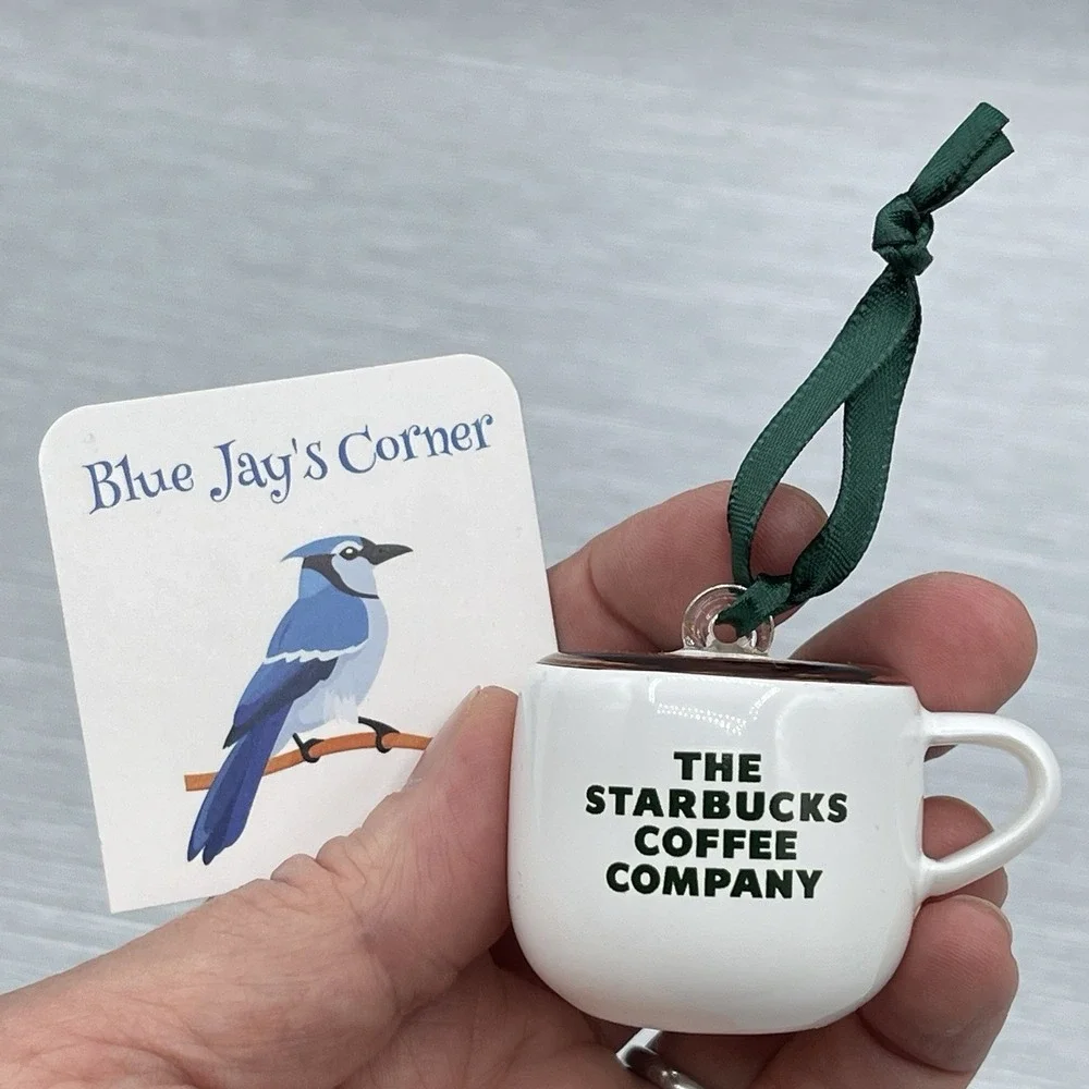 Starbucks Ornament Cup Latte Heart Art Gift Box Valentine Love USA‎ Release